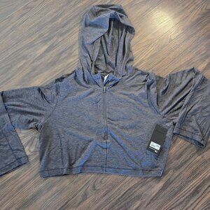 90 DEGREES Gray Athletic/Athleisure/Casual Hooded Shirt NWT/SIZE XXL
